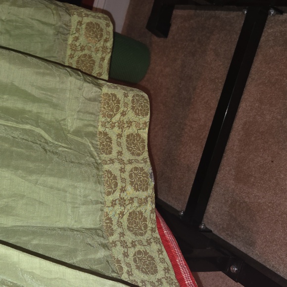 Cotton Anarkali/dress With Embroidered Duster - Picture 2 of 11